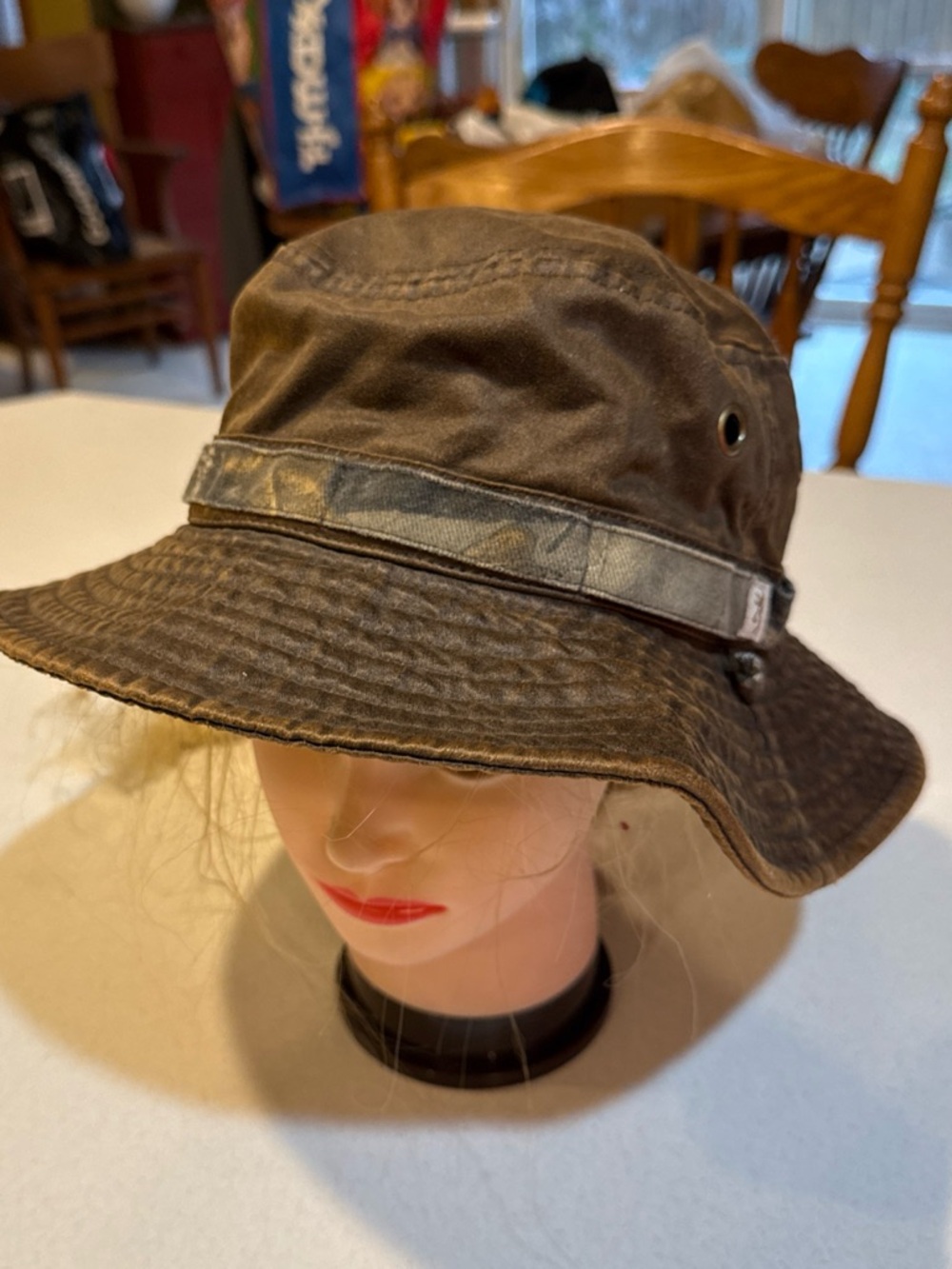 Browning Brown Waxed Canvas Bucket Hat